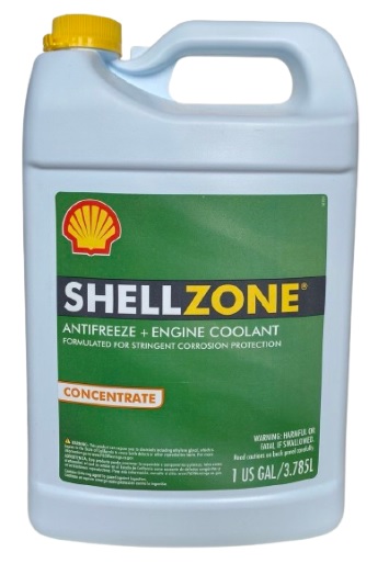 Антифриз SHELL ZONE CONCENTRATE -80C зелений концентрат, 3,785 л.
